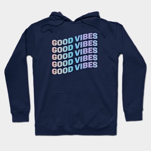 Good Vibes Rainbow Gradient Hoodie